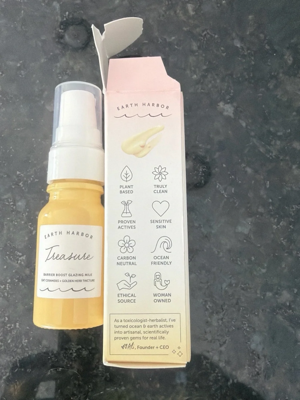 Earth Harbor Treasure Barrier Boost Glazing Milk 10 ml